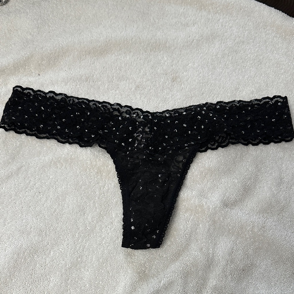 Victoria's Secret Black Lace Panties